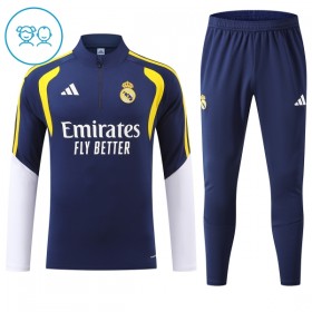 Real Madrid Niño Sudadera De Entrenamiento 2026-27 Cuarto-Cremallera Azul