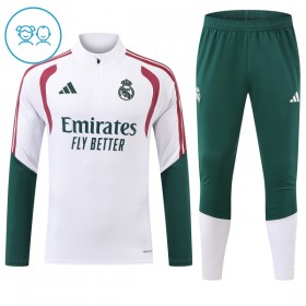 Real Madrid Niño Sudadera De Entrenamiento 2026-27 Cuarto-Cremallera Blanca