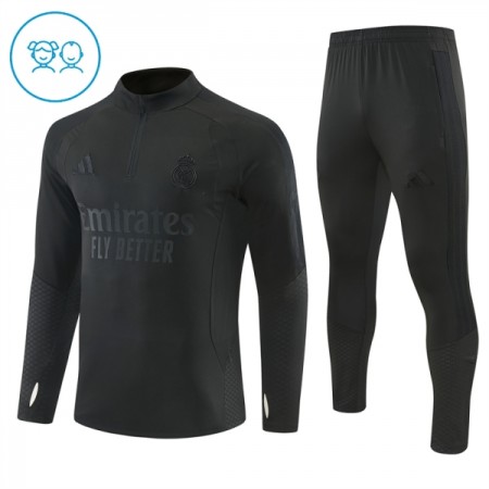 Real Madrid Niño Sudadera De Entrenamiento 2026-27 Cuarto-Cremallera Negra Real Madrid Niño Sudadera De Entrenamiento 2026-27 Cuarto-Cremallera Negra
