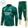 Real Madrid Niño Sudadera De Entrenamiento 2026-27 Cuarto-Cremallera Verde