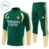 Real Madrid Niño Sudadera De Entrenamiento 2026-27 Cuarto-Cremallera Verde