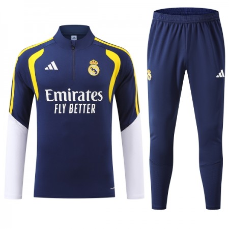 Real Madrid Sudadera De Entrenamiento 2026-27 Cuarto-Cremallera Azul Real Madrid Sudadera De Entrenamiento 2026-27 Cuarto-Cremallera Azul