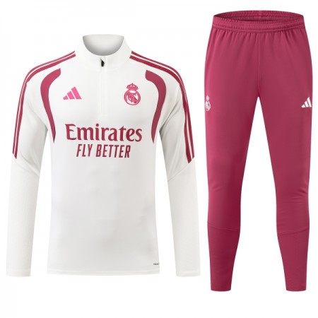 Real Madrid Sudadera De Entrenamiento 2026-27 Cuarto-Cremallera Blanca Real Madrid Sudadera De Entrenamiento 2026-27 Cuarto-Cremallera Blanca
