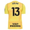Camiseta de fútbol Atlético Madrid Oblak 13 Portero 2026-27 Amarilla Camiseta de fútbol Atlético Madrid Oblak 13 Portero 2026-27 Amarilla