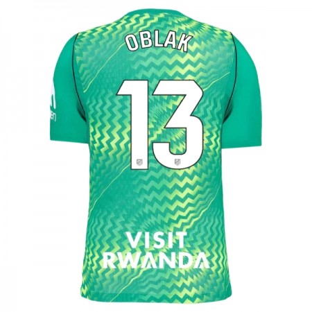 Camiseta de fútbol Atlético Madrid Oblak 13 Portero 2026-27 Verde Camiseta de fútbol Atlético Madrid Oblak 13 Portero 2026-27 Verde