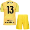 Camiseta de fútbol Atlético Madrid Oblak 13 Portero Niño 2026-27 Amarilla Camiseta de fútbol Atlético Madrid Oblak 13 Portero Niño 2026-27 Amarilla