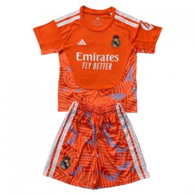 Camiseta de fútbol Real Madrid Portero Niño 2026-27 Naranja