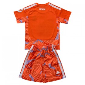 Camiseta de fútbol Real Madrid Portero Niño 2026-27 Naranja