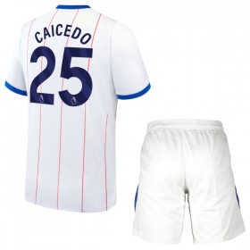 Camiseta de fútbol Chelsea Caicedo 25 Niño 3ª equipación 2026-27