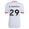 Camiseta de fútbol Liverpool B. Barcola 29 2ª equipación 2026-27 Camiseta de fútbol Liverpool B. Barcola 29 2ª equipación 2026-27