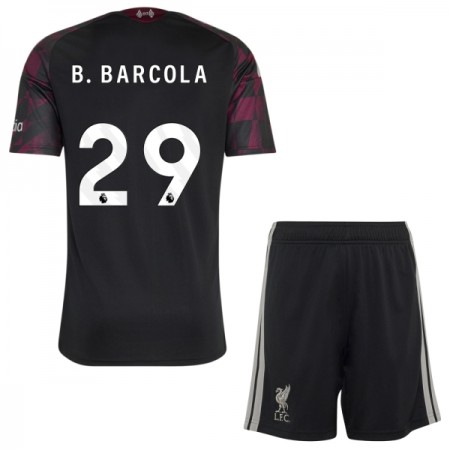 Camiseta de fútbol Liverpool B. Barcola 29 Niño 3ª equipación 2026-27