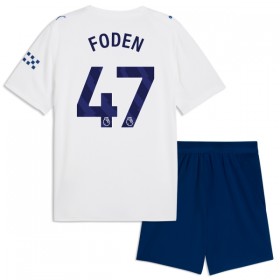 Camiseta de fútbol Manchester City Foden 47 Niño 3ª equipación 2026-27